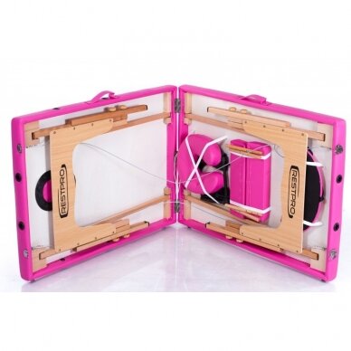 Professional folding massage table PINK 2