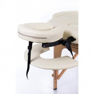 Professional folding massage table for beauticians RESTPRO® CLASSIC OVAL 2 CREAM 3