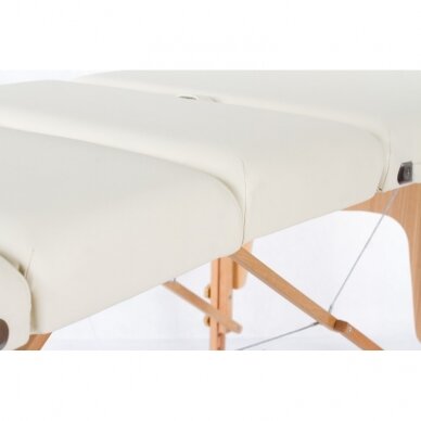 Professional folding massage table VIP 4 CREAM + massage roller 6