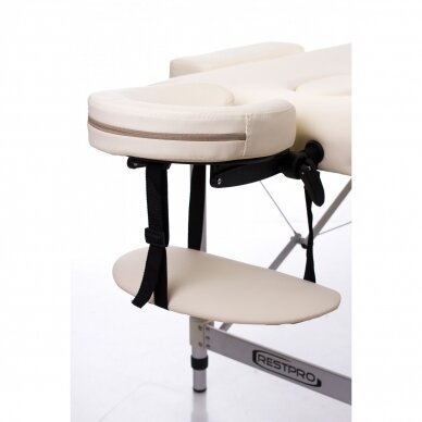 Professional folding massage table - couch ALU 2 (M) CREAM 8