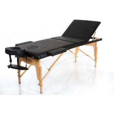 Professional folding massage table BLACK