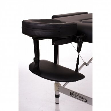 Professional folding massage table - couch  ALU 2 (M) BLACK 8