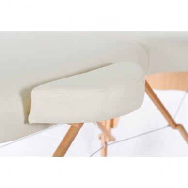 Professional folding massage table VIP OVAL 2 CREAM 5