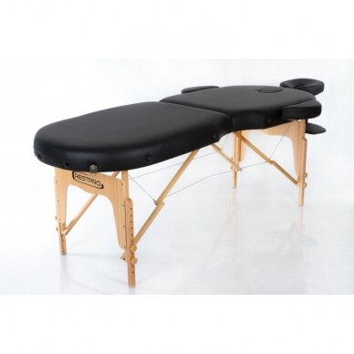 Professional folding massage table VIP OVAL 2 BLACK 1