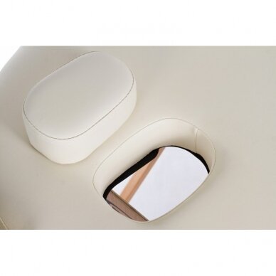 Professional folding massage table VIP OVAL 3 CREAM 6