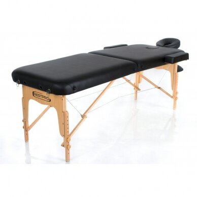 Professional folding massage table VIP 2 BLACK 1