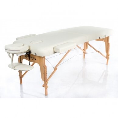 Professional folding massage table VIP 2 CREAM