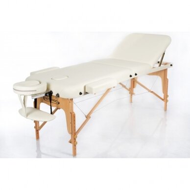 Professional folding massage table VIP 3 CREAM