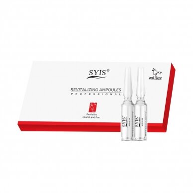 SYIS REVITALIZING AMPOULES восстанавливающие ампулы для лица с гликолевой кислотой для разглаживания кожи и коррекции цвета (10 ампул по 3 мл)