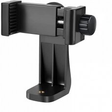 Phone holder for make-up lamp, black color