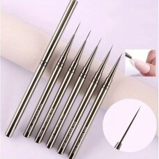 Set of brushes for nail art, 5 pcs.