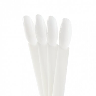 Palette of tips with a ring in milk color ALMOND WZ2, 50 pcs. 1