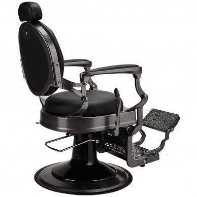 Professional barber chair for hairdressers and beauty salons TOMMY Black, black color 3