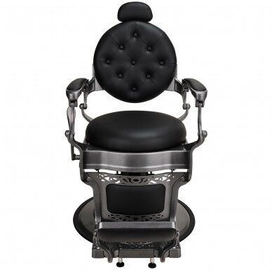 Professional barber chair for hairdressers and beauty salons TOMMY Black, black color 1