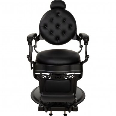 Professional barber chair for hairdressers and beauty salons TOMMY Shadow, black color 1