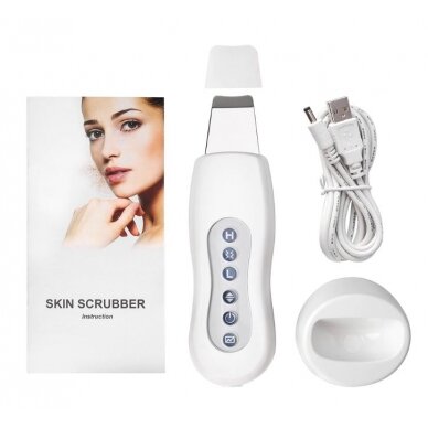 Professional ultrasonic spatula for facial cleansing + SONOPHORESIS with stand No. 5010 1