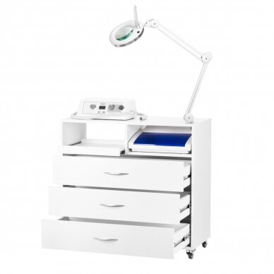 UNIT podological set: trolley + LED lamp + UV sanitizer + PODO nail drill Y-200 MAX 1