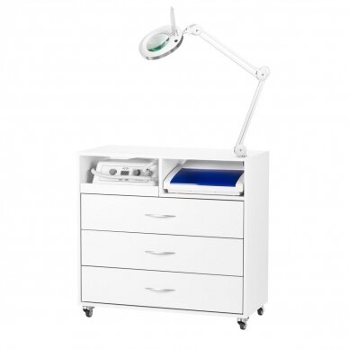 UNIT podological set: trolley + LED lamp + UV sanitizer + PODO nail drill Y-200 MAX