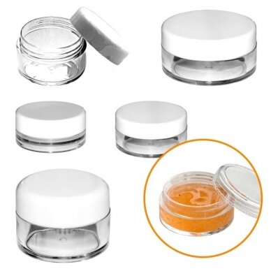 Screw the 5 ml container white cover (5 pcs.) 3