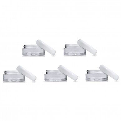 Screw the 5 ml container white cover (5 pcs.)