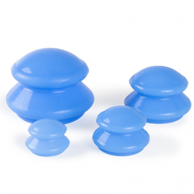 Vacuum silicone anti-cellulite massage cups, 4 different sizes 3