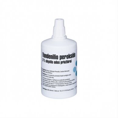 Hydrogen peroxide, 3%, for skin care, 100 ml.