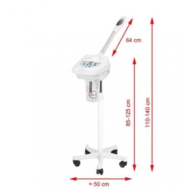 Profesionalus veido garinimo prietaisas - vapozonas AZURRO H1101 Sonia 5