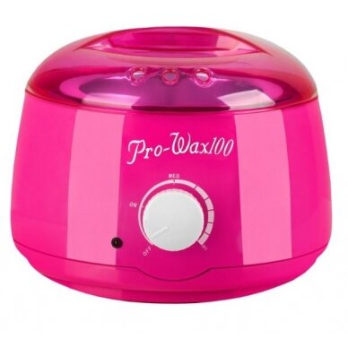 Professional wax heater, 400 ml, 100 watt, fuchsia