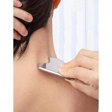 Стальной массажер для лица GUA SHA SILVER (2 шт.)