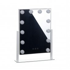 Mirror for beauty salons with LED lighting LED HOLLYWOOD, 30x41 cm.