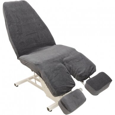 Velor cover for pedicure chair with separate legs (wide color palette)