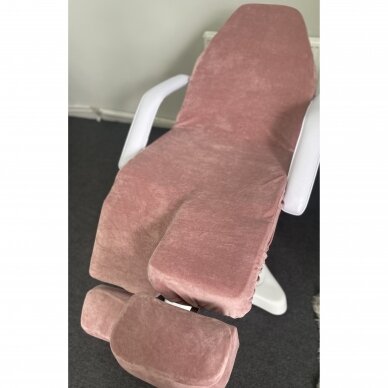 Velor cover for pedicure chair with separate legs (wide color palette) 3