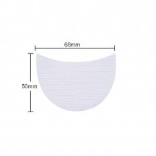 Disposable eye pads made of non-woven material, 100 pcs.