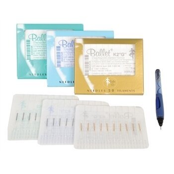 Disposable needles for electroepilation BALLET GOLD, 50 pcs. 1