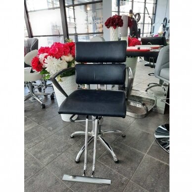 Professional haircut chair HAIR SYSTEM SM362-1, black color 5