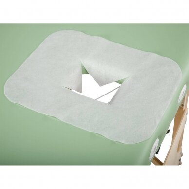 Disposable face sheet for massage tables made of non-woven material, 200 pcs. 1