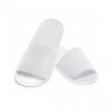 Disposable terry slippers with open front (1 pair) 29/5