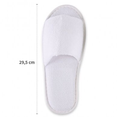 Disposable Terry Open Toe Slippers (10 Pairs) 5