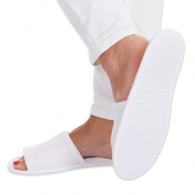 Disposable Terry Open Toe Slippers (10 Pairs) 6