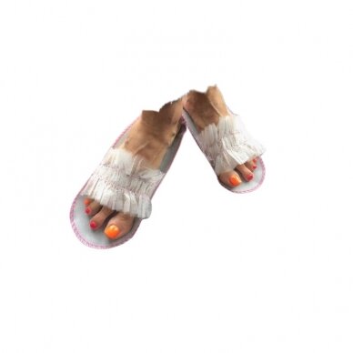 Disposable non-woven slippers VELVET, 50 pairs