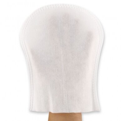 Disposable face and body washing gloves SPUNLACE 23*16 cm, 50 pcs.