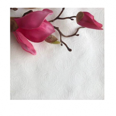 Disposable fabric towels NONWOVEN HEART MIDI VELVET 70*40 cm, 50 pcs. (absorbs water very well) 2