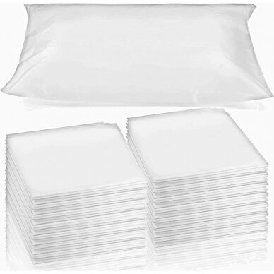 Disposable pillow covers made of non-woven material, 10 pcs.