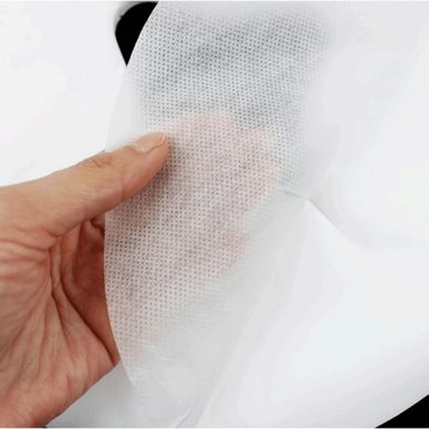 Disposable face sheet for massage tables made of non-woven material O-shaped, 100 pcs. 1