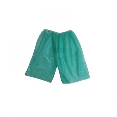 Disposable men's shorts GREEN, 10 pcs.