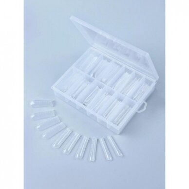 Upper polygel molds ROUNDS, 120 pcs. 1