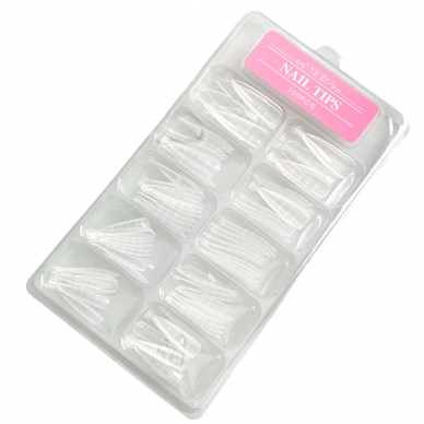 Upper polygel molds NARROW, 100  pcs.