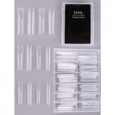 Upper polygel molds NAIL STRAIGHT 120 pcs.