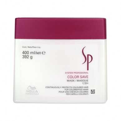 WELLA SP COLOR SAVE Color protecting hair mask, 400 ml.