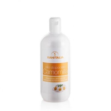 XANITALIA naturalus odą raminantis ramūnėlių aliejus po depiliacijos CHAMOMILE, 500 ml